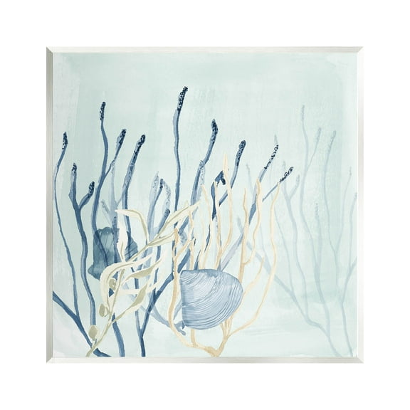 Layered Seashells Coral Underwater Animals & Insects Graphic Art Unframed Art Print Wall Art