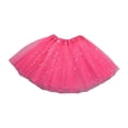 thumbnail image 1 of Layered Stars Sequins Tutu Skirt for Girls Kids Princess Ballet Dance Dress Ideal for 2 - 8 Years Old Girls Party Costume, 1 of 8