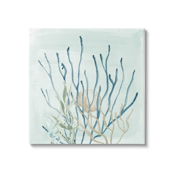 Layered Water Sea Life Coral Animals & Insects Graphic Art Gallery Wrapped Canvas Print Wall Art
