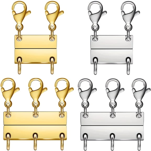[Layering Clasps] Multi-Strand Necklace Clasps, Layering Clasps | Connectors for Layered Look
