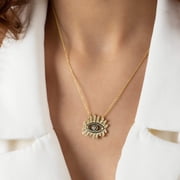 Layering Evil Eye Necklace