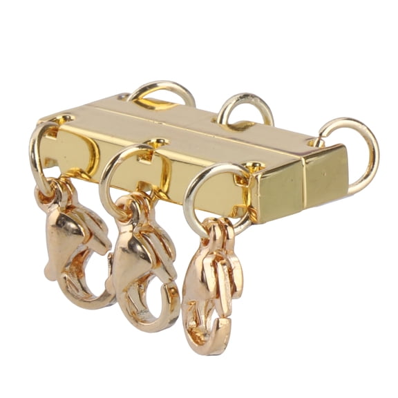 Layering Necklace Clasp Lock Necklace Connector Multi Strand Clasps for Layered Necklace Double Triple