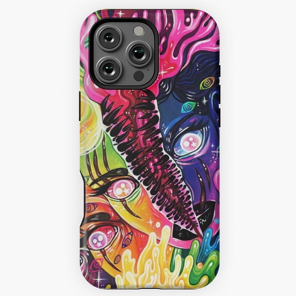 Layers Acrylic Painting Phone Case for iPhone 16 15 14 13 12 11 Pro Max M5903412