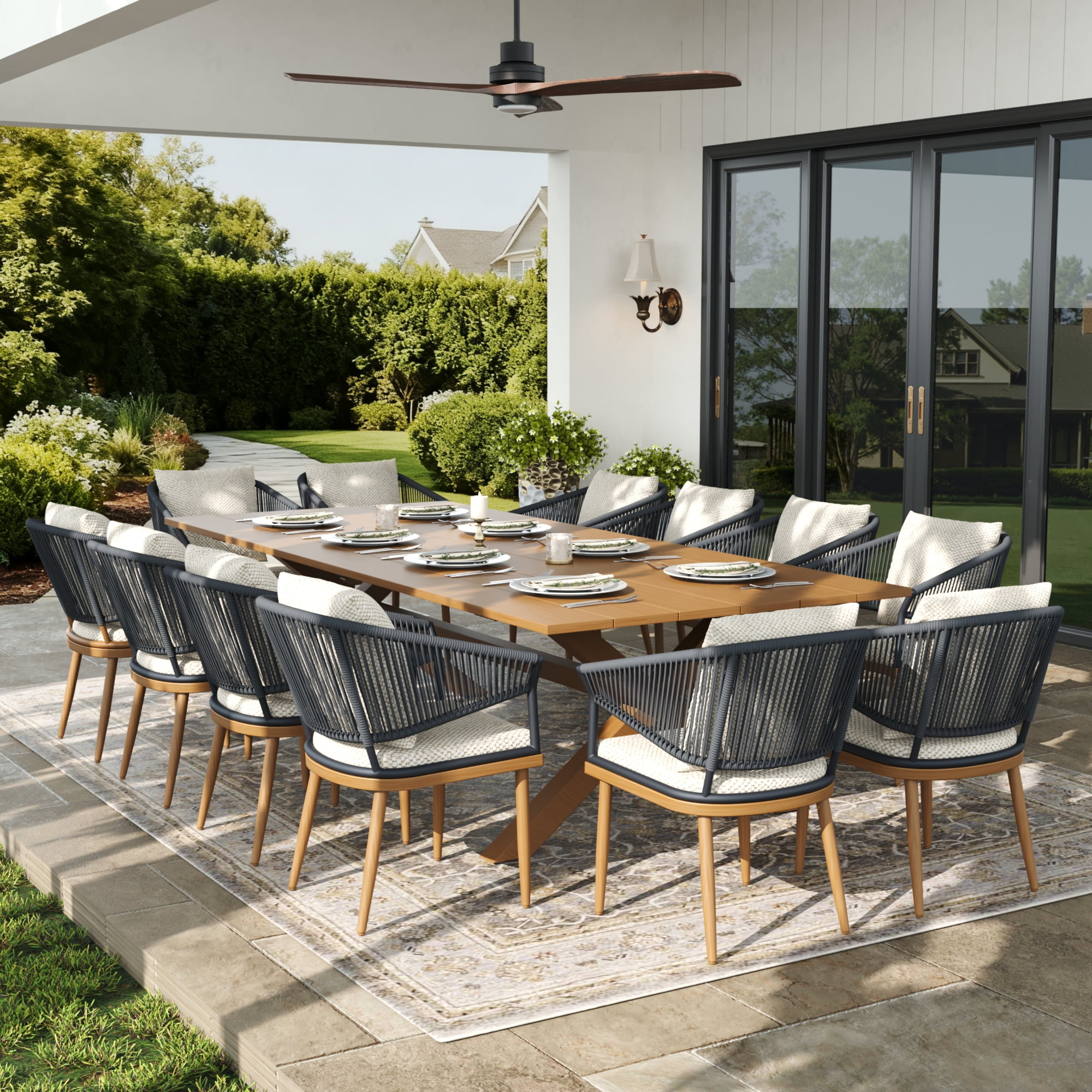 13 Piece Outdoor Dining Set