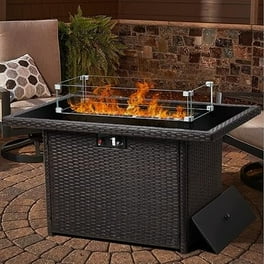 Best Choice Products 48x27in 50,000 BTU Patio Propane Fire Pit Table, Side Table Tank Storage w/ Wood Finish, Pit Cover Best Choice Products 48x27in 50,000 BTU Patio Propane Fire Pit Table, Side Table Tank Storage w/ Wood Finish, Pit Cover