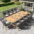 thumbnail image 1 of LayinSun Outdoor Dining Set for 10, 11 Pieces Patio Furniture Sets with Aluminum Dining Table and Rope Weave Chairs, 1 of 7