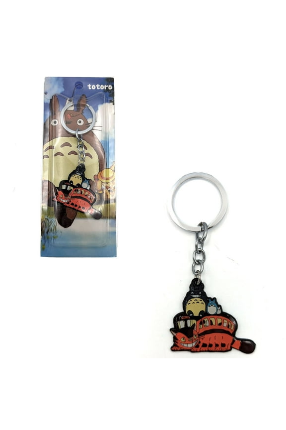 Laying Catbus - My Neighbor Totoro 1.5" Keychain Pendant
