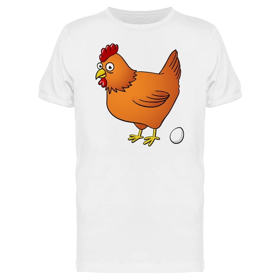 Laying Chicken T-Shirt Men -Image by Shutterstock, Male 3X-Large