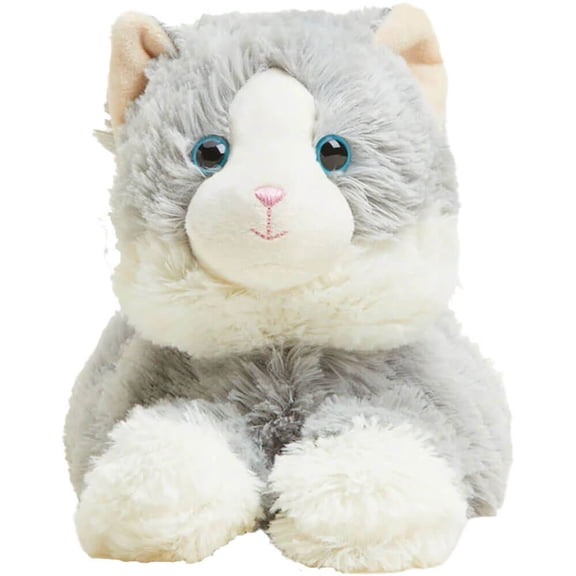 Warmies CPCAT4 Microwavable French Lavender Scented Plush Gray Cat