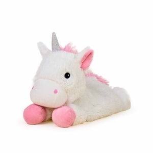 Laying Down Unicorn Warmies Cozy Plush Heatable Lavender Scented Stuffed Animal