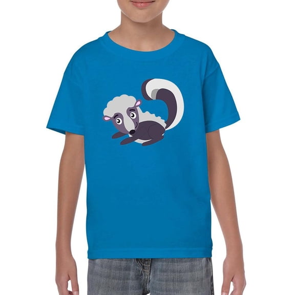 Laying Skunk T-Shirt Juniors -Image by Shutterstock,  x-Small
