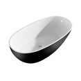 thumbnail image 1 of Layla Black Freestanding Bathtub 67", 1 of 2