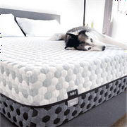 Layla Copper Infused Memory Foam Mattress Queen|Flippable Between Firm & Medium Soft Comfort