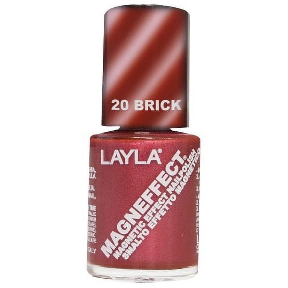 Layla Magneffect Nail Polish, Brick Orange, 1.9 Ounce