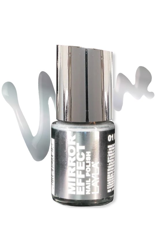Layla Mirror Effect Nail Polish, #1 Metal Chrome