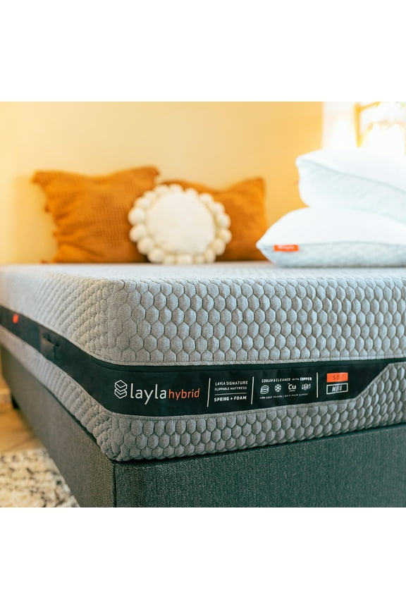 Sleep Hybrid Foam Mattress | Flippable to a Soft or Firm Side (Full)
