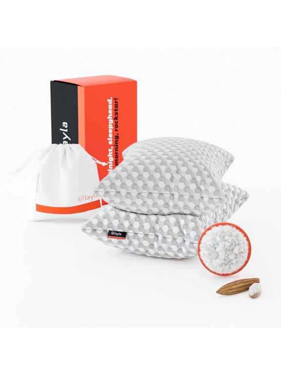Sleep Kapok Pillows | Cooling Capabilities | Comfortably Adjustable |Size: King (2 PACK)