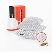 Layla Sleep Kapok Pillows | Cooling Capabilities | Comfortably Adjustable |Size Standard/Queen 2 PACK