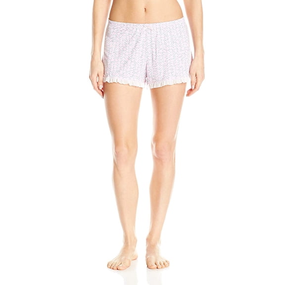 Layla Sweet Things Printed Boxer Pajama Shorts (Pink Dot, S)