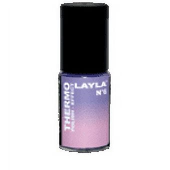 Layla Thermo Polish Effect Color Changing Nail Lacquer #6 Violet to Lilac