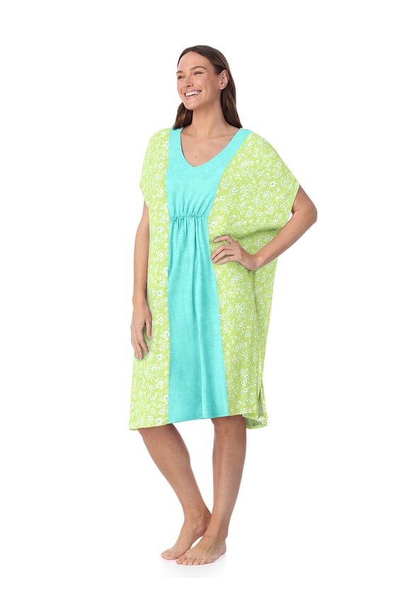 Women’s Sleepwear 39” Knit Caftan, XS-5X