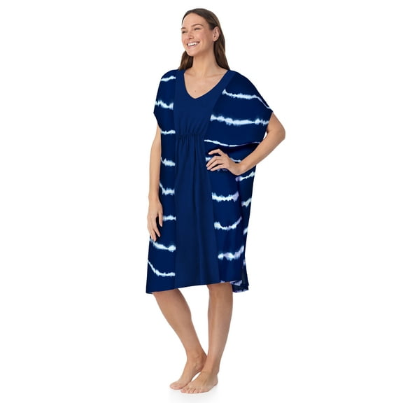 Layla Women’s Sleepwear 39” Knit Caftan, XS-5X