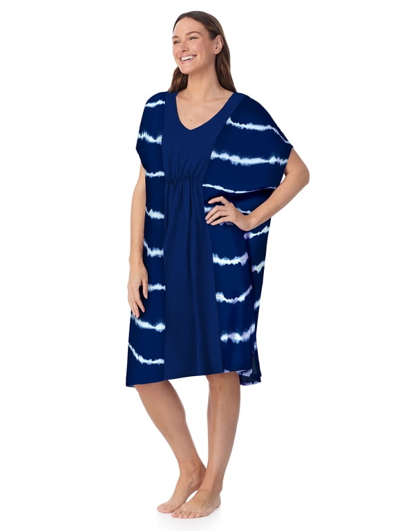 Women’s Sleepwear 39” Knit Caftan, XS-5X