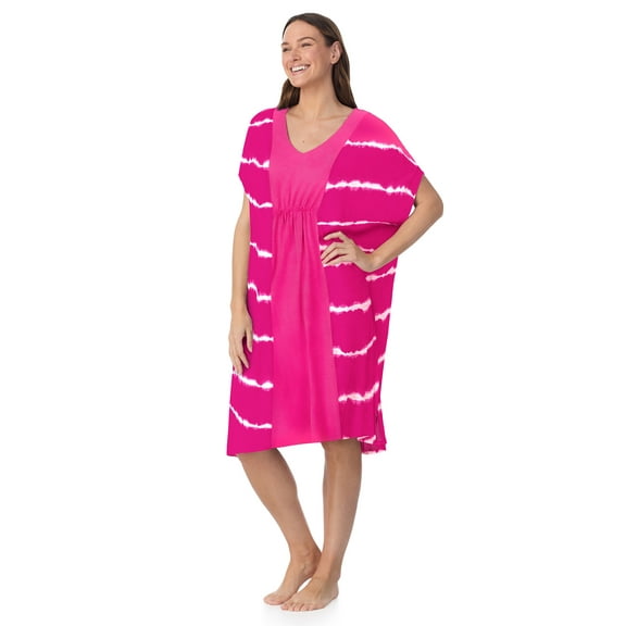 Layla Women’s Sleepwear 39” Knit Caftan, XS-5X