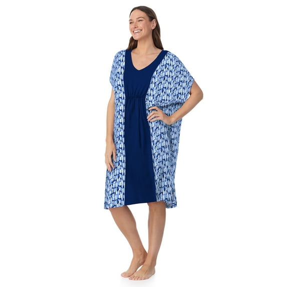 Layla Women’s Sleepwear 39” Knit Caftan, XS-5X