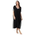 thumbnail image 1 of Layla Women’s Sleepwear 46” Knit Caftan, XS-5X, 1 of 7