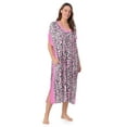 thumbnail image 1 of Layla Women’s Sleepwear 46” Knit Caftan, XS-5X, 1 of 6