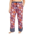 thumbnail image 1 of Layla Womens Printed Drawstring Tassle Plus-Size Lounge Pants Size 3X, 1 of 2