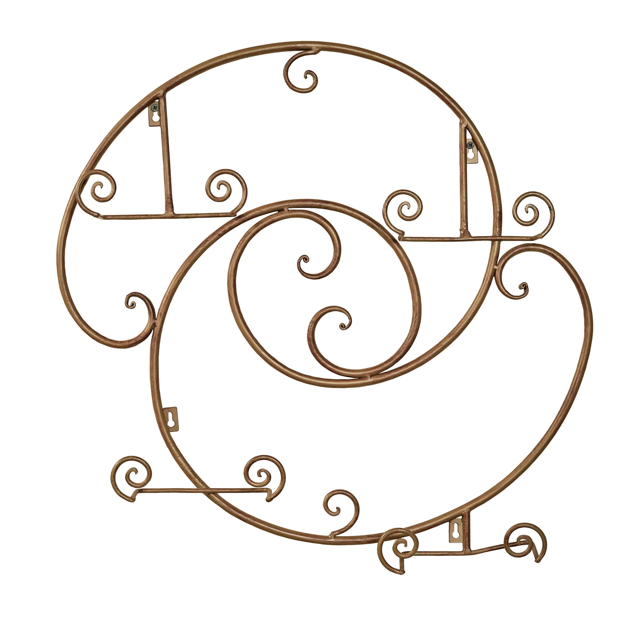 Shop Plate Rack Laylla Wall-Mounted Plate Rack, Holds 4 Plates 9-12 Inch, Handpainted ...