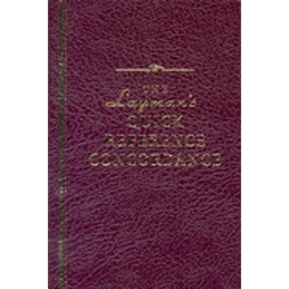 Pre-Owned Layman's: The Layman's Quick Reference Concordance (Hardcover)