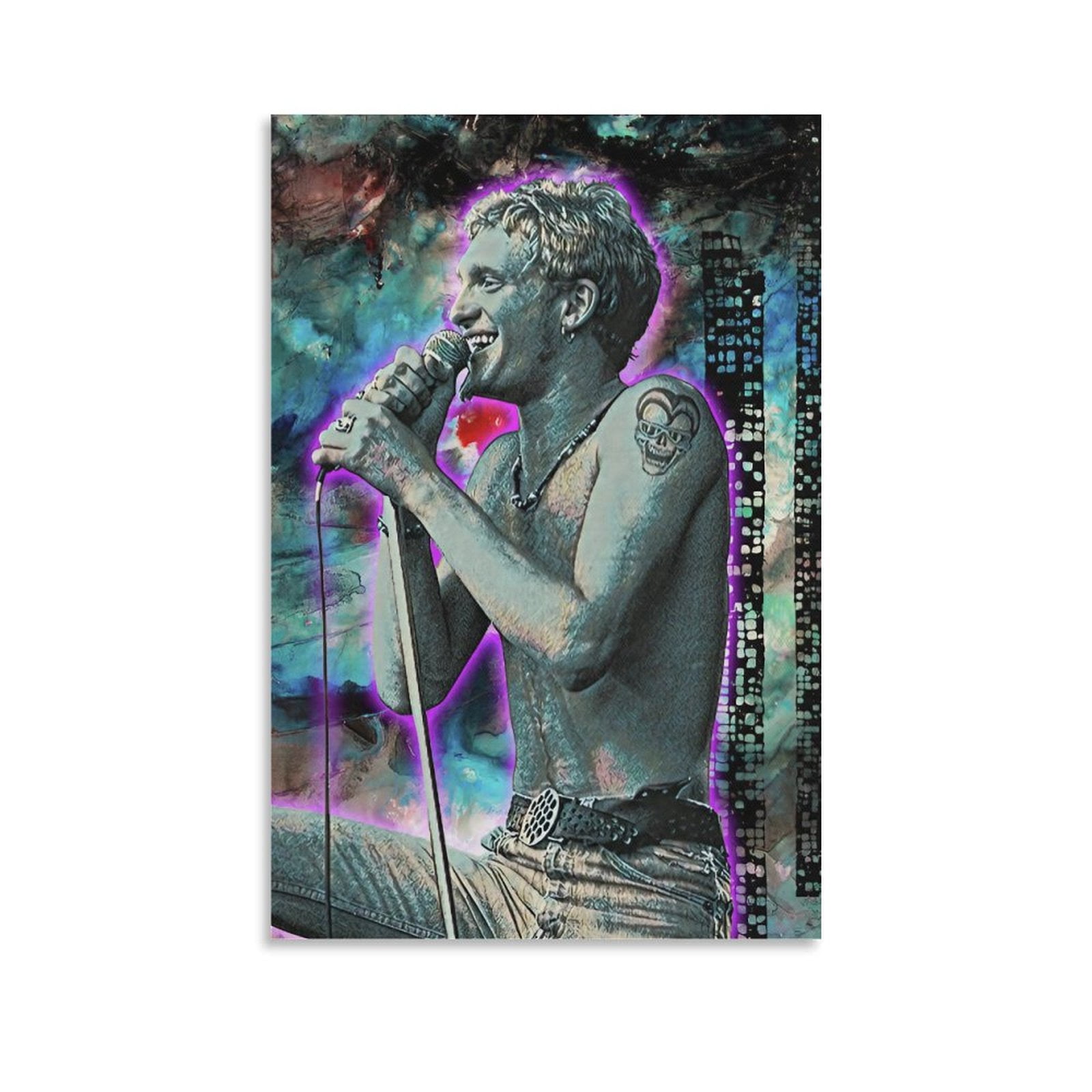 Layne Staley Singer Poster (14) Canvas Poster Wall Art Picture Prints ...