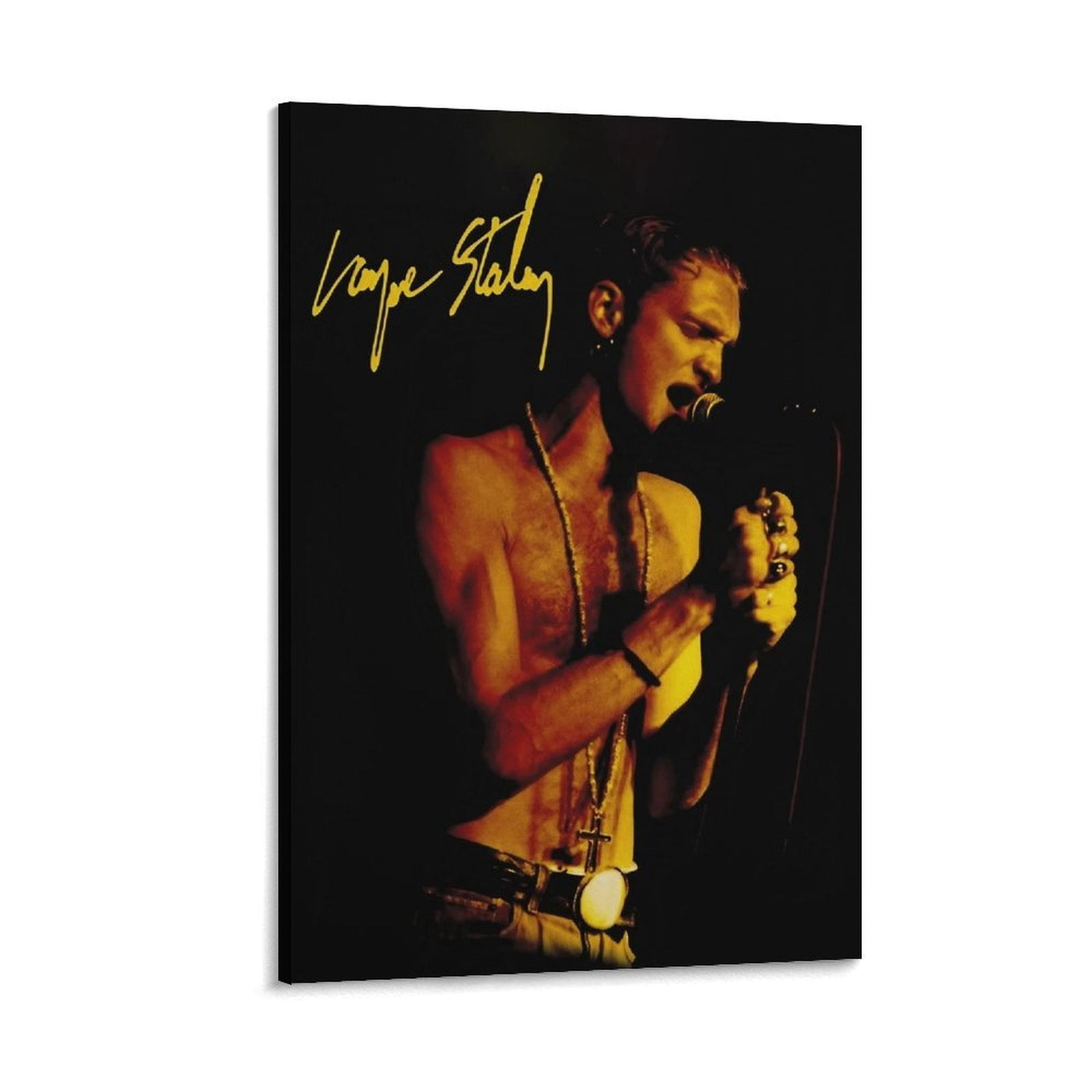 Layne Staley Singer Poster (6) Painting On Canvas Wall Art Poster ...