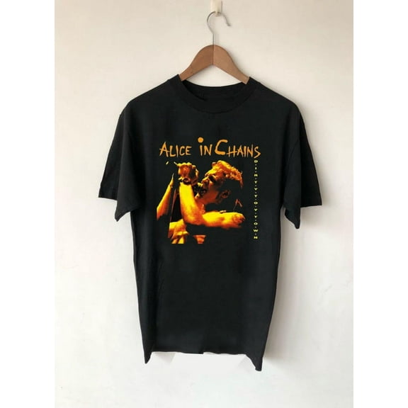Layne Staley T-Shirt black men and women Retro Size S -4XL NL153