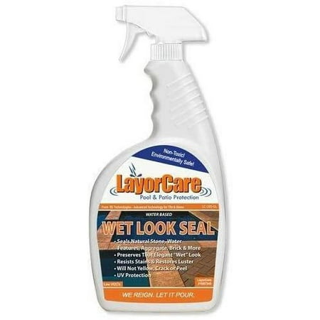 LayorCare Wet Look Pool Sealer 1 Quart Spray Bottle 200-QT
