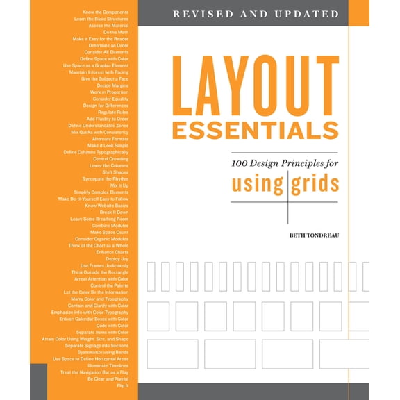 Layout Essentials Revised and Updated: 100 Design Principles for Using Grids, (Paperback)