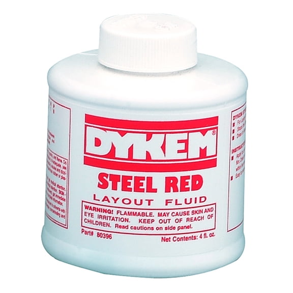 Layout Fluid,Steel Red(TM),4 oz 80396