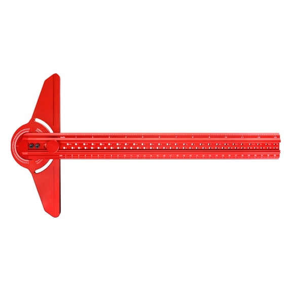 Layout Measuring Tool Angles Finder T Ruler Woodworking Scriber Marking Line Ruler Aluminum Angles Gauges Multifunction
