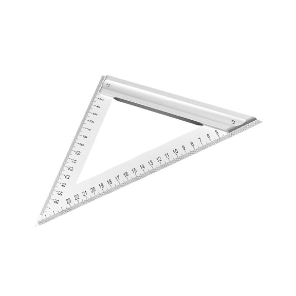 Layout Square Ruler Stainless Steel Measuring Tool With Aluminum Alloy Base for Line Work and Repair Shop Uses