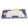 thumbnail image 1 of Layout Wireless Mechanical Keyboard 84 Keys 2.4G+BT5.0+Type C 3 Connections 75% Low Profile Layout Keyboards RGB Light Effect For Tablet Laptop Smartphone, 1 of 7