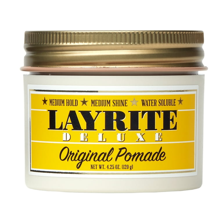Layrite, Deluxe Original Pomade, Hold Like Wax Washes Out Like Gel