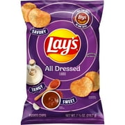 Lays All Dressed Potato Chips 7.75 oz Bag