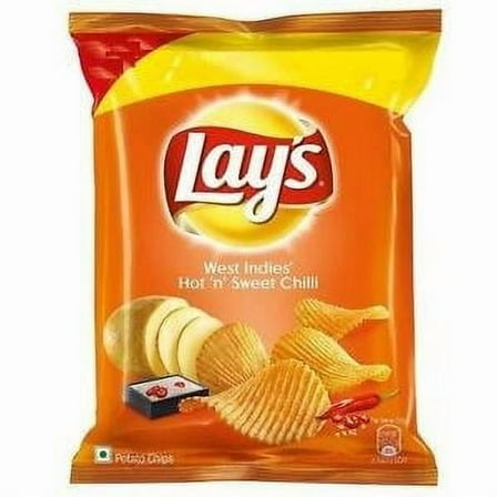 Lays Hot & Sweet Chilli Chips 52g
