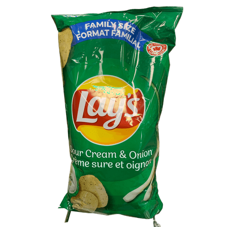 Lays Sour Cream and Onion Chips 220G - Canadian Edition