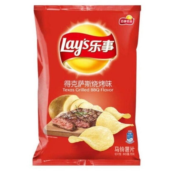 LAY'S TEXAS BBQ STEAK 70G