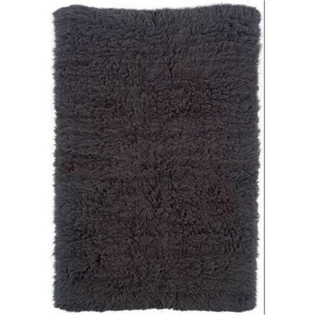 Laysan Home 2'4" x 4'8" Shag Rug in Grey