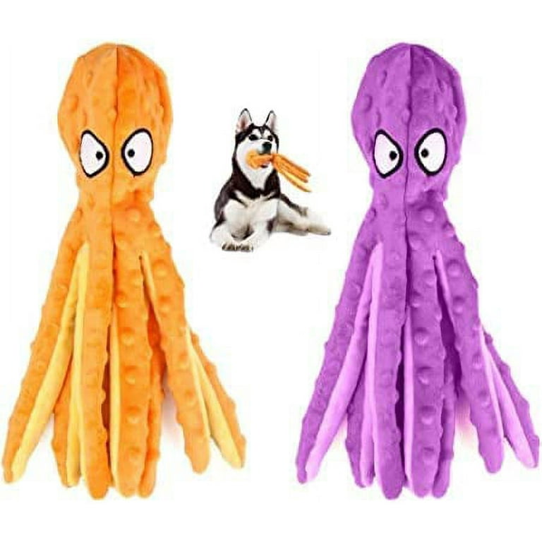 Squeaky Octopus Dog Toys Soft Dog Toys for Small Dogs Plush Puppy Toy  Durable Interactive Dog